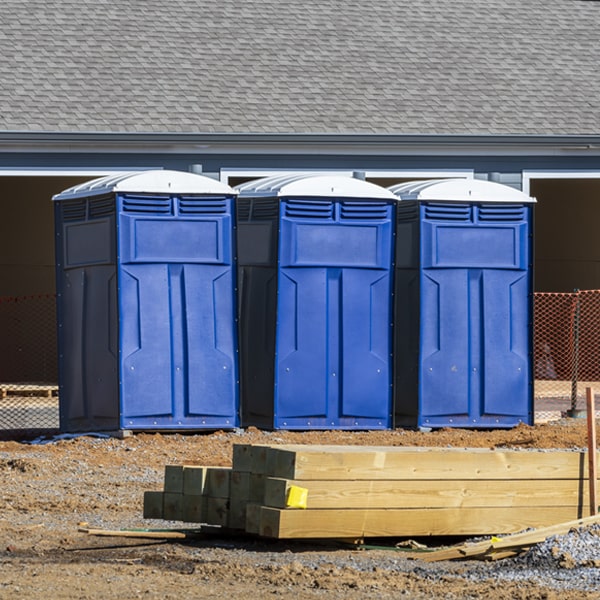 are there any restrictions on where i can place the portable toilets during my rental period in Forest Hills Michigan